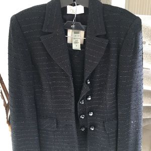 Never Been Worn Cache Black 2 Piece Suit